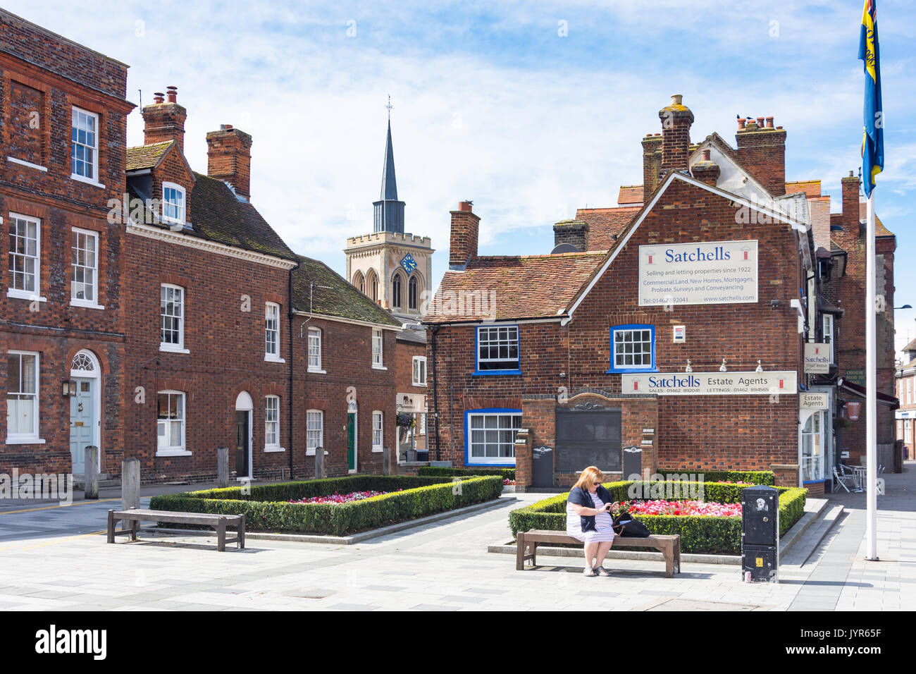 Bell Row, High Street, Baldock, Hertfordshire, England, United Kingdom