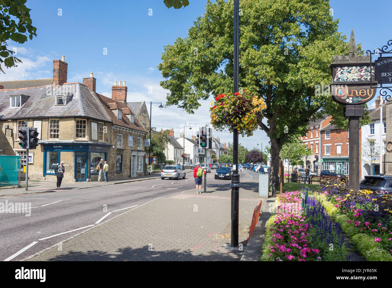 Olney high street hires stock photography and images Alamy