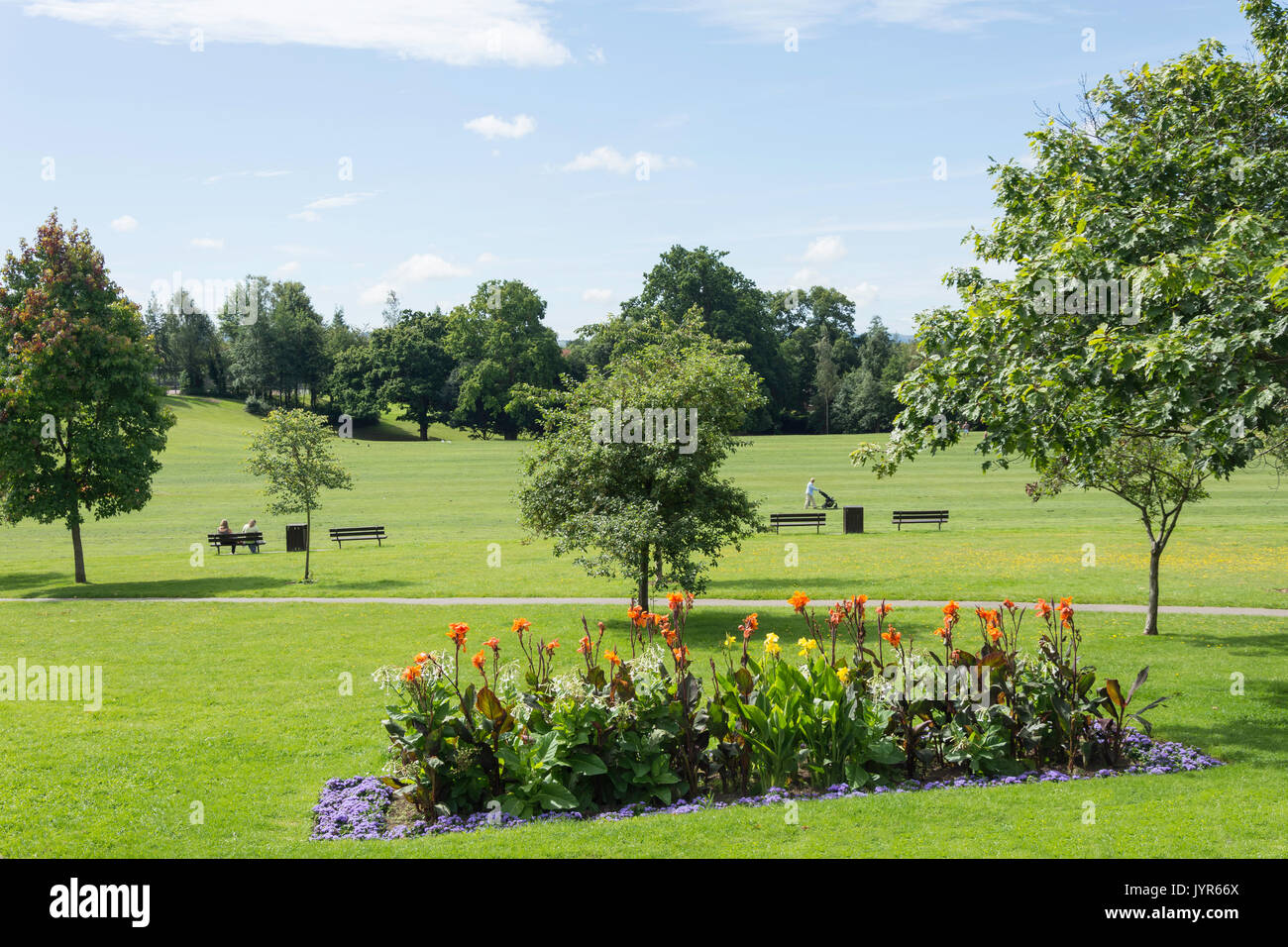 Victoria Park, South Road, Haywards Heath, West Sussex, England, United Kingdom Stock Photo