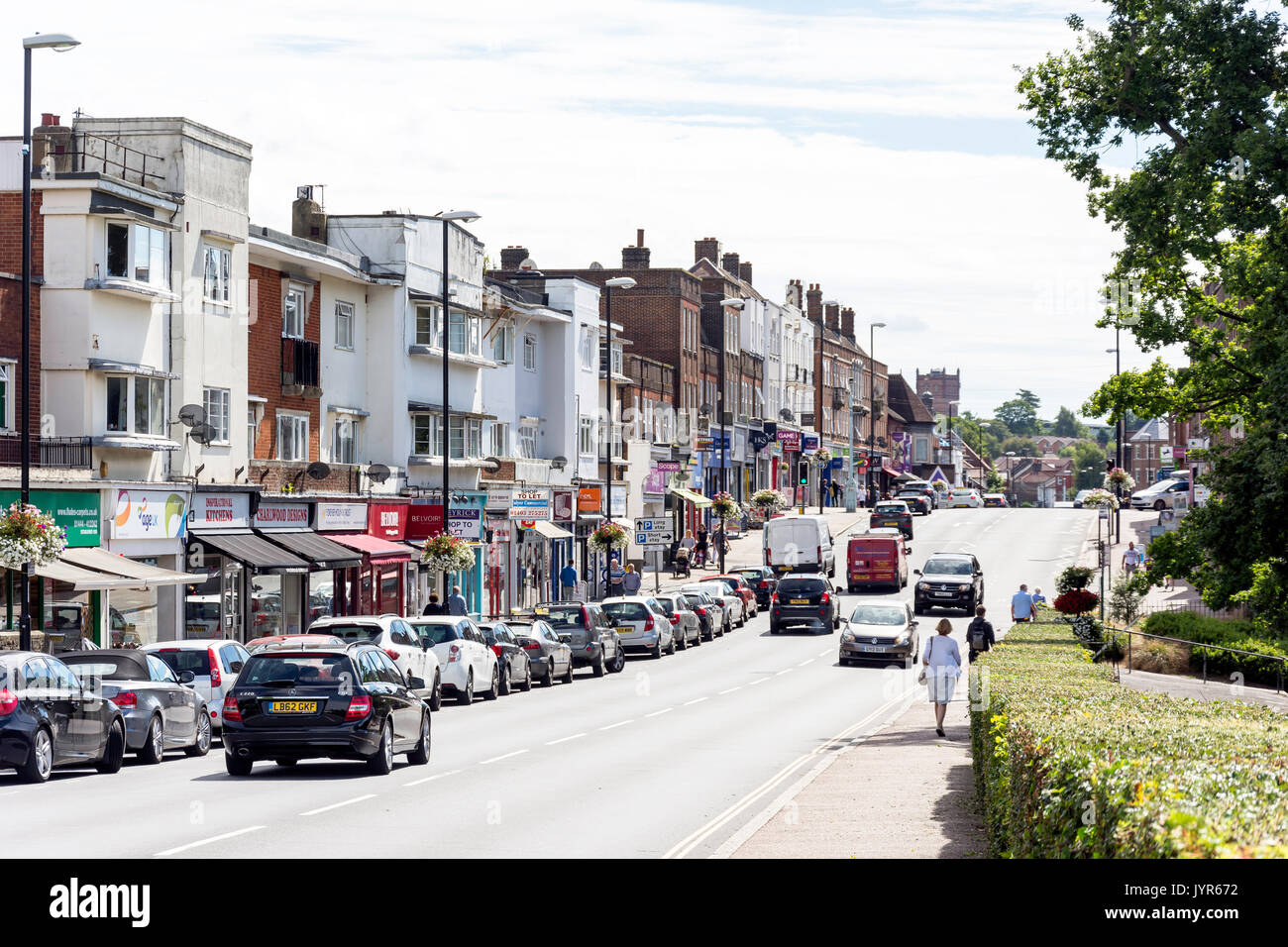 South Road, Haywards Heath, West Sussex, England, United Kingdom Stock