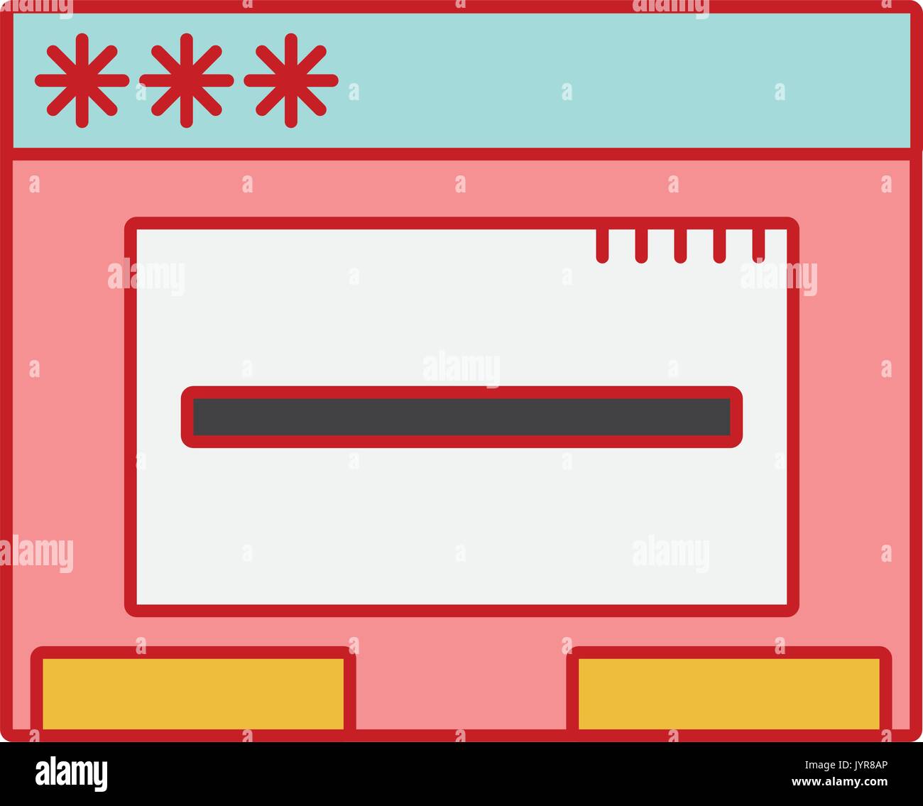 window web technology element design Stock Vector Image & Art - Alamy