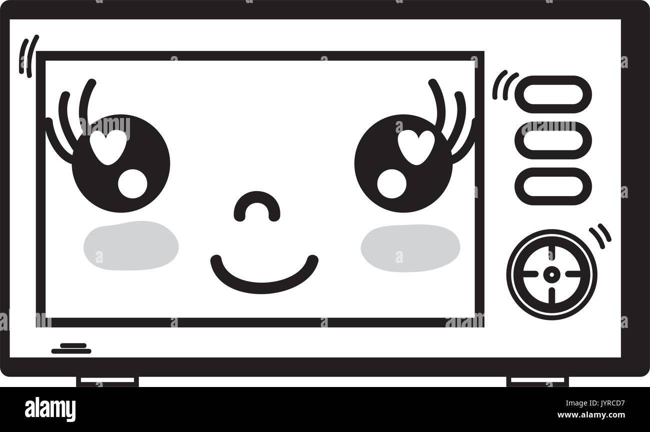 https://c8.alamy.com/comp/JYRCD7/line-kawaii-cute-happy-microwaves-technology-JYRCD7.jpg