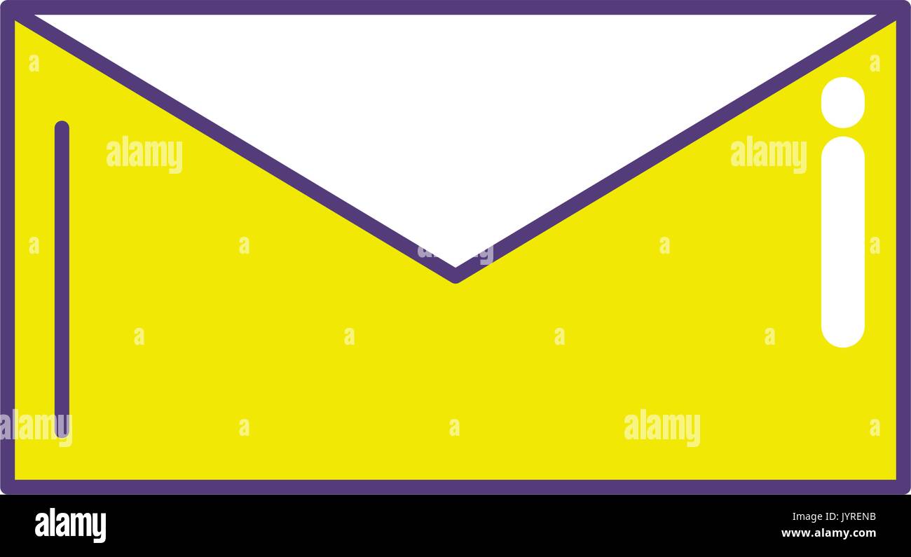 card letter close with message information Stock Vector Image & Art - Alamy