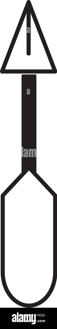line graphic arrow element with pointer style Stock Vector Image & Art ...