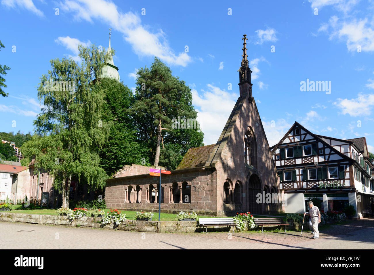 Kloster Herrenalb Abbey, ruined abbey church, Bad Herrenalb ...