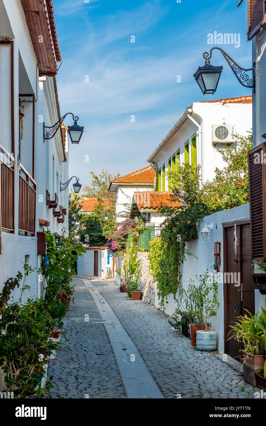 Street of old european town Stock Photo