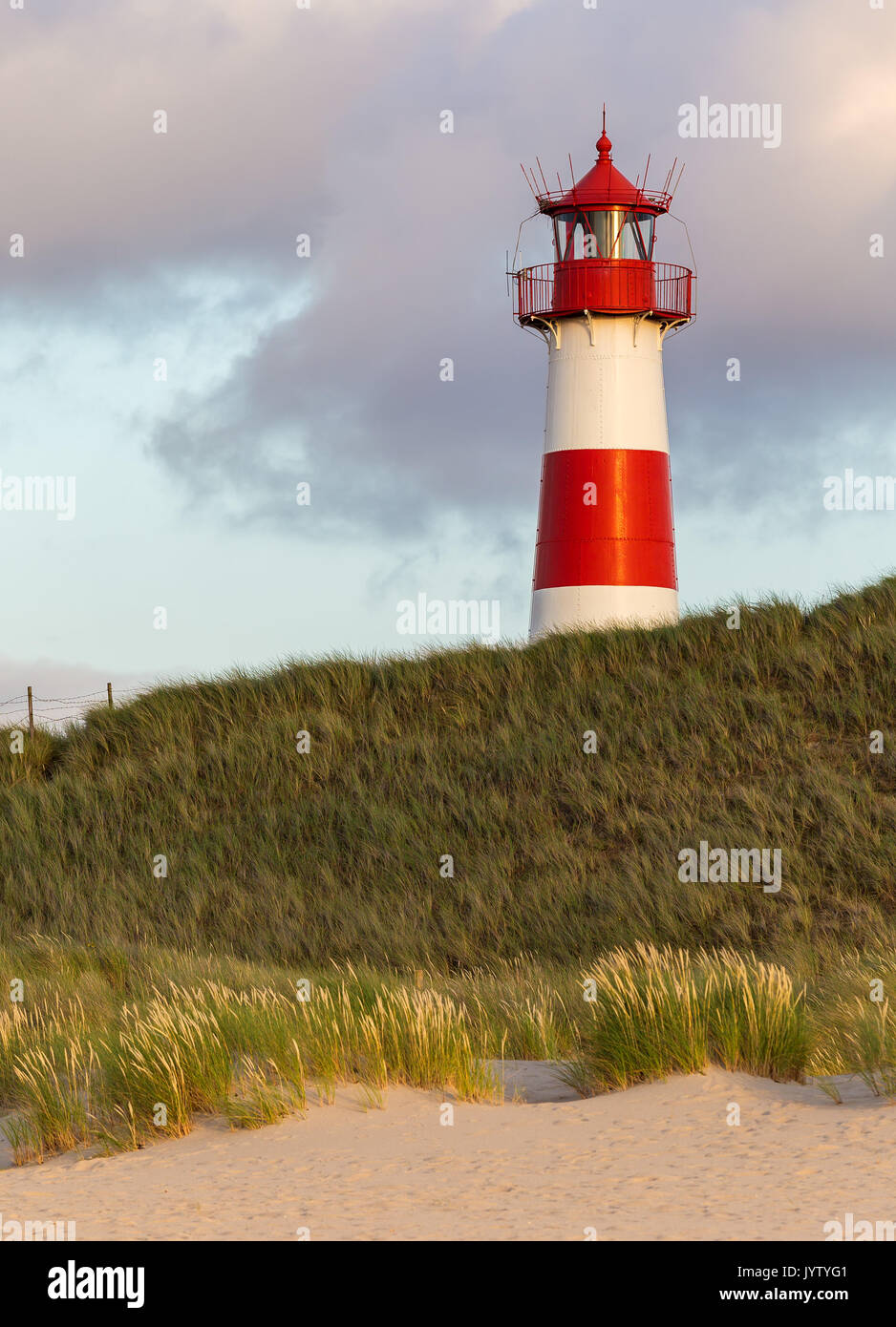 Lighthouse List - Sylt, Germany Stock Photo