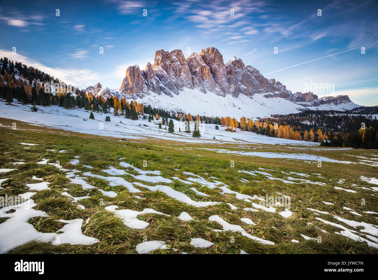 Val di Funes, Trentino Alto Adige, Italy Stock Photo