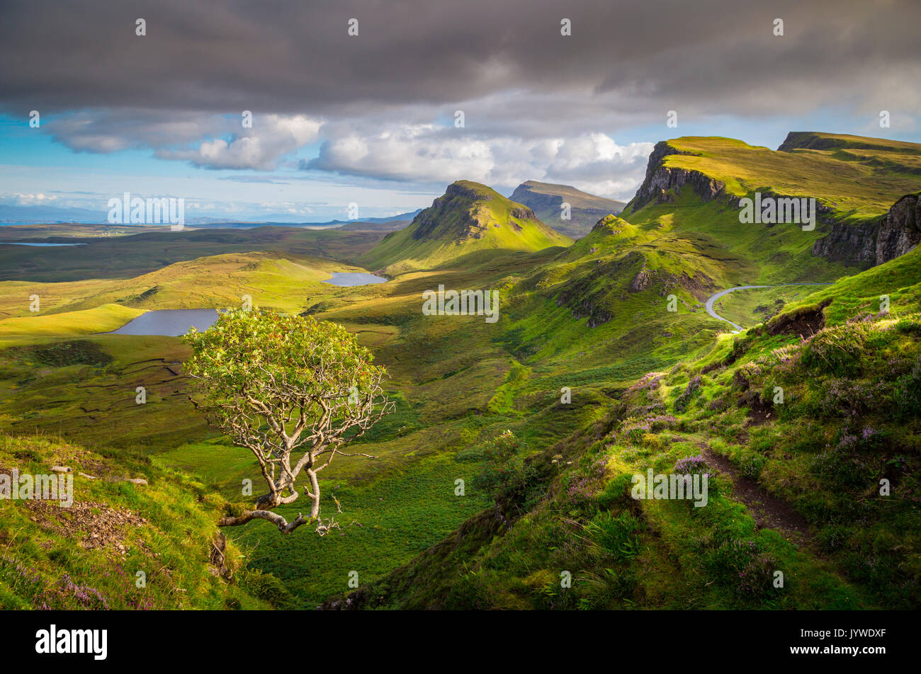 Quiraing, Isle of Skye, Scotland Stock Photo