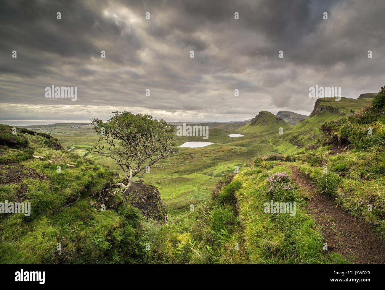 Quiraing, Isle of Skye, Scotland Stock Photo