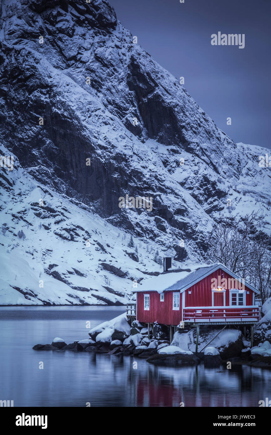 Nusfjord, Lofoten Island, Norway Stock Photo