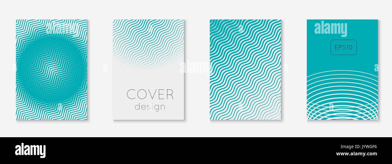 Minimal trendy covers. Vector halftone gradients. Geometric future template for flyer, poster, brochure and invitation. Minimalistic colorful cover. S Stock Vector