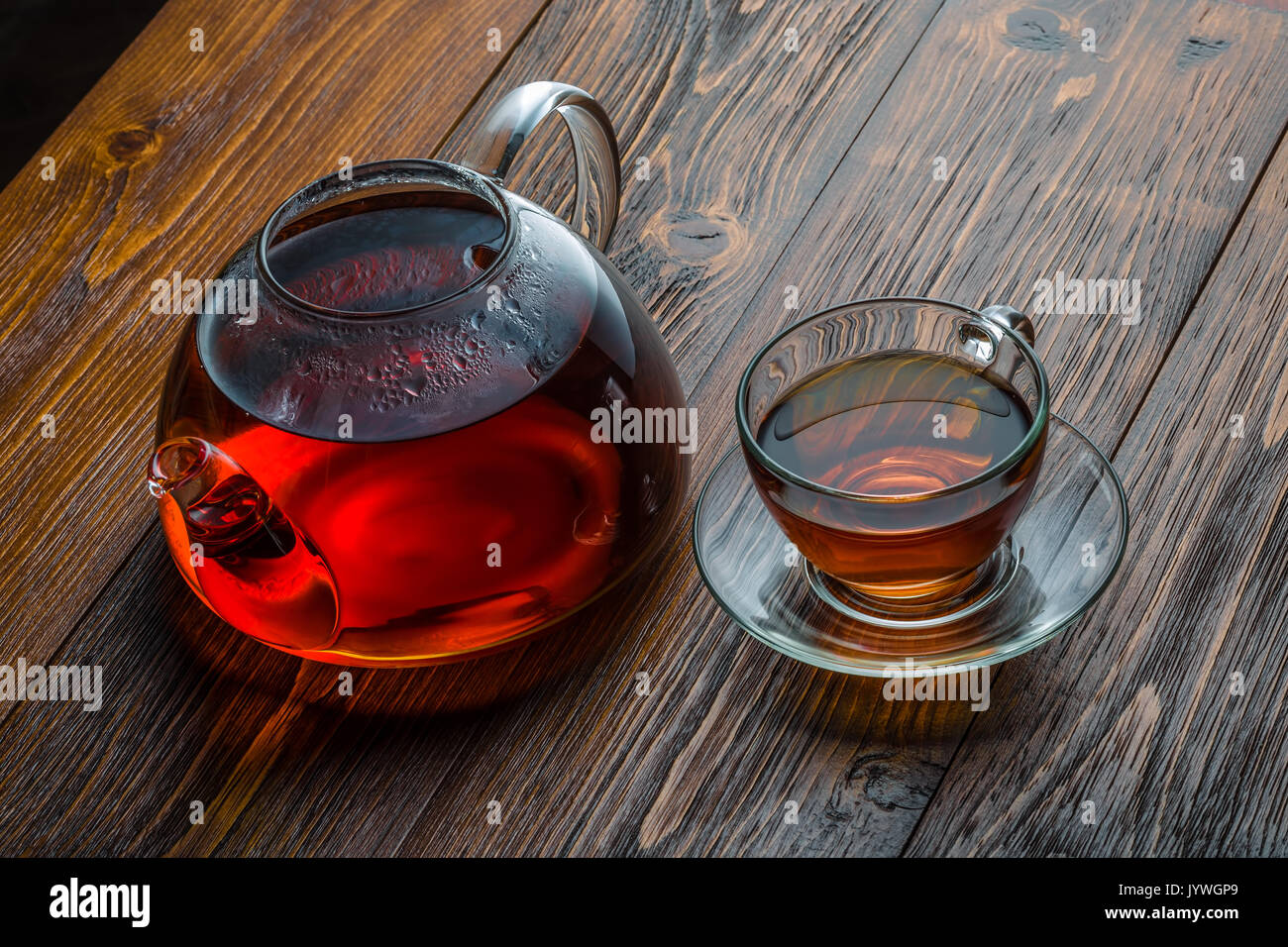 coffe at evening Stock Photo