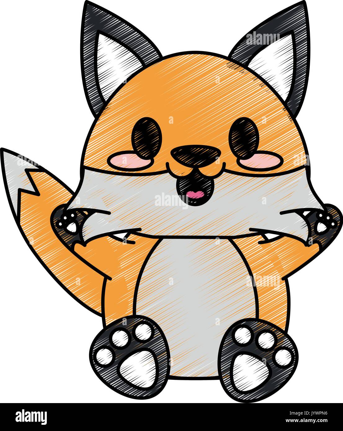 fox vector illustration Stock Vector Image & Art - Alamy