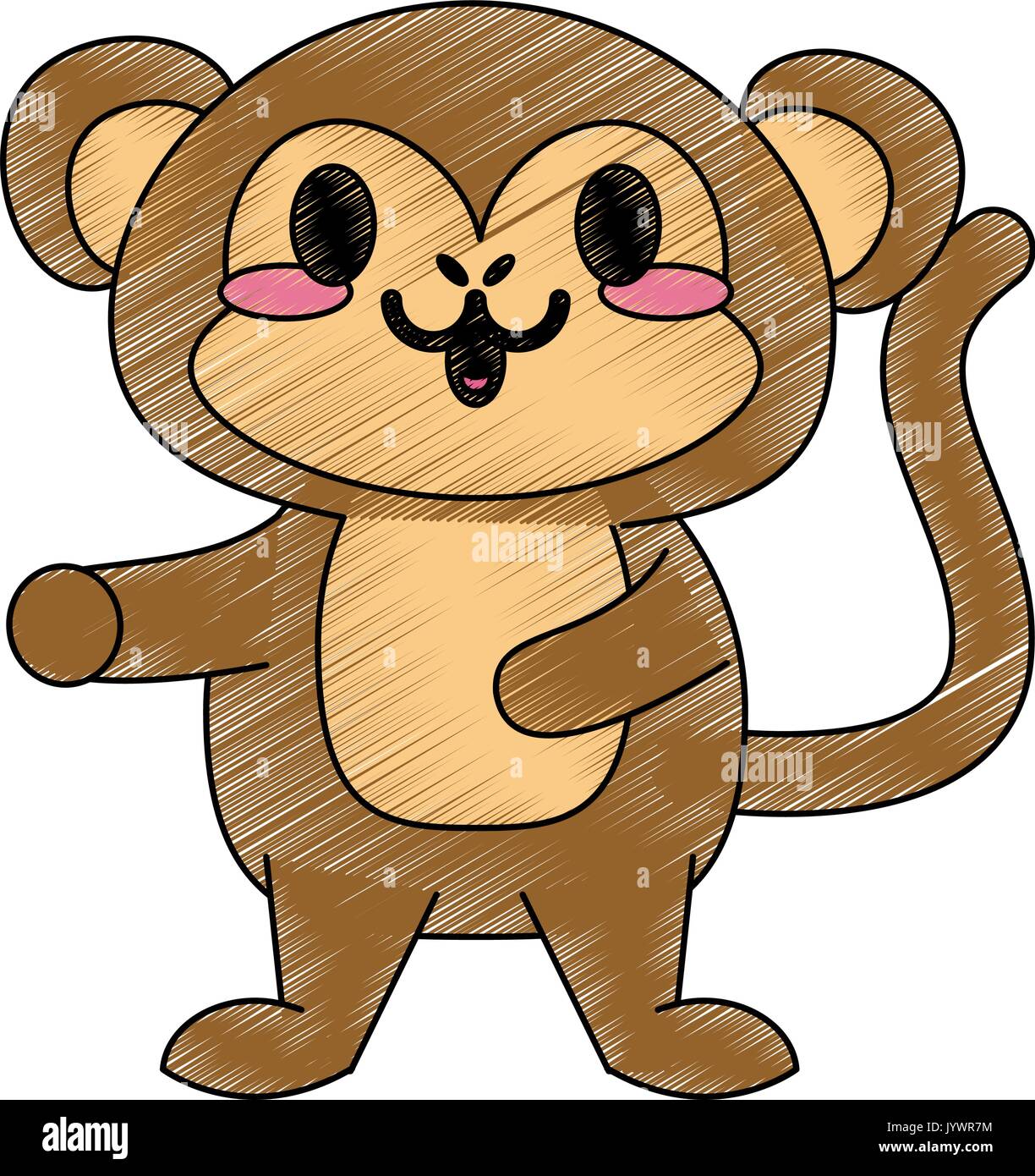 monkey vector illustration Stock Vector Image & Art - Alamy