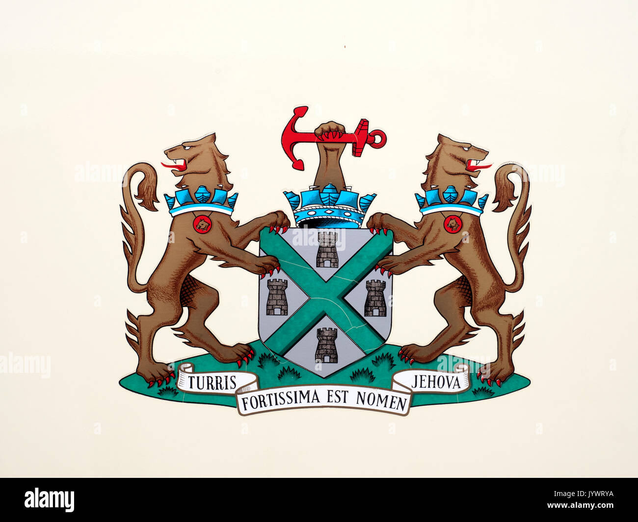 Plymouth coat of arms hi-res stock photography and images - Alamy