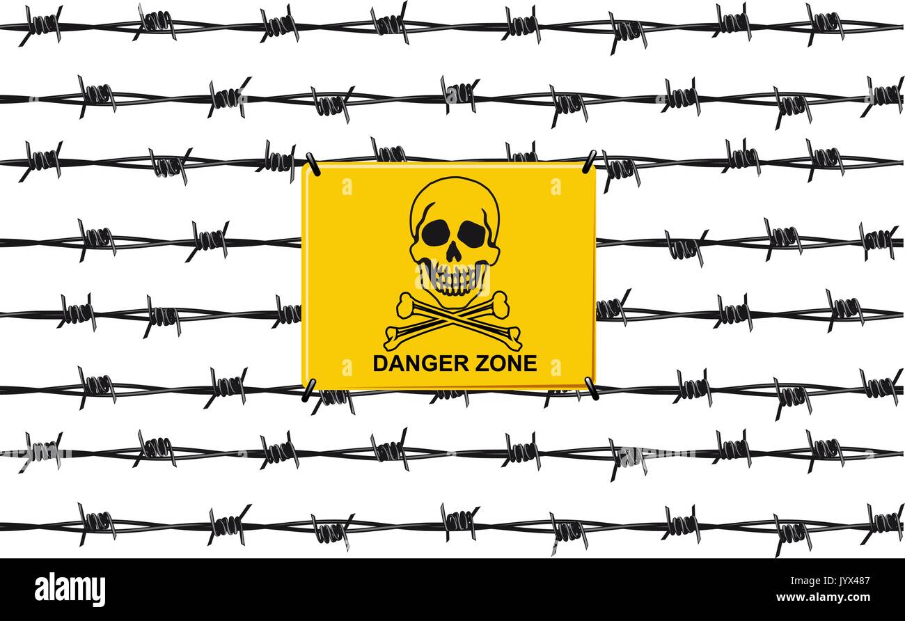 danger Zone Stock Vector