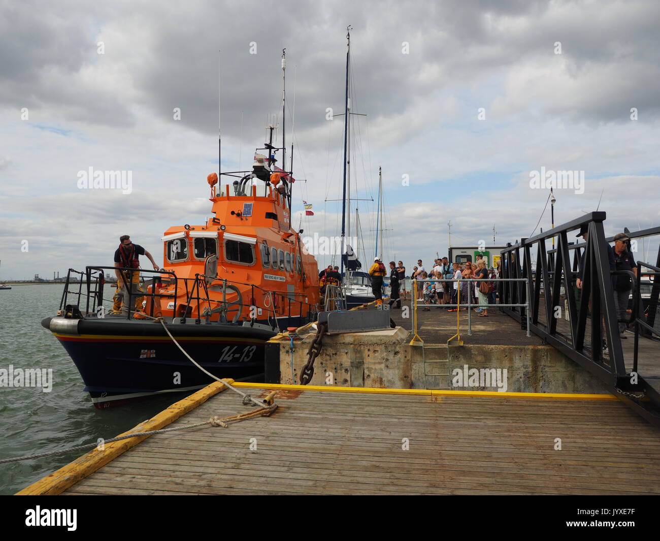 Queenborough, Kent. 20 Aug, 2017. Sheerness RNLI Open Day in
