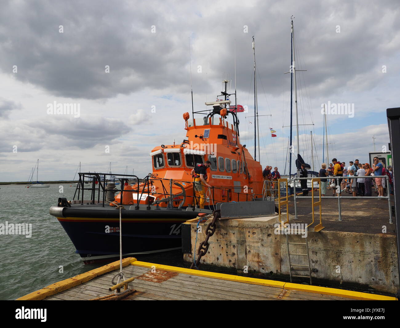Queenborough, Kent. 20 Aug, 2017. Sheerness RNLI Open Day in