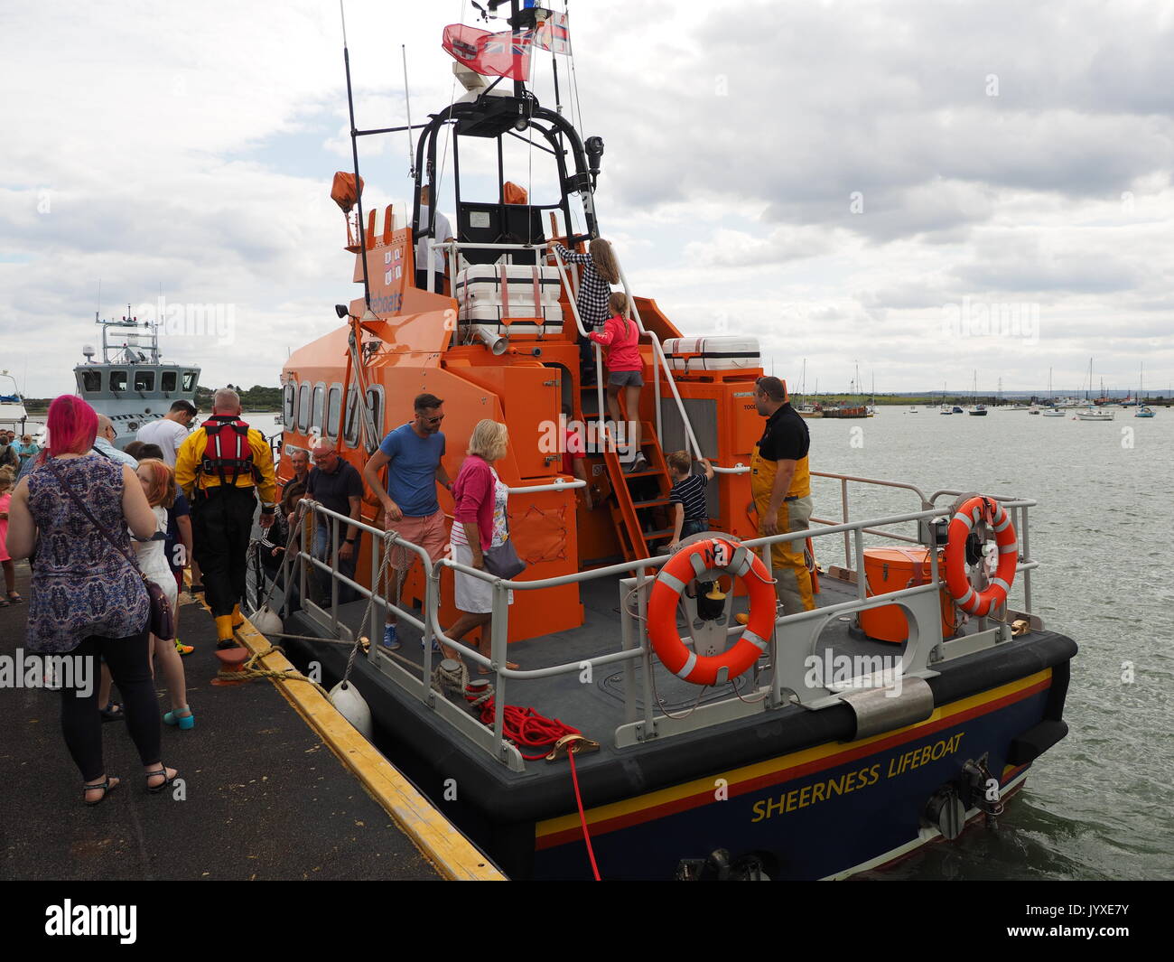 Queenborough, Kent. 20 Aug, 2017. Sheerness RNLI Open Day in