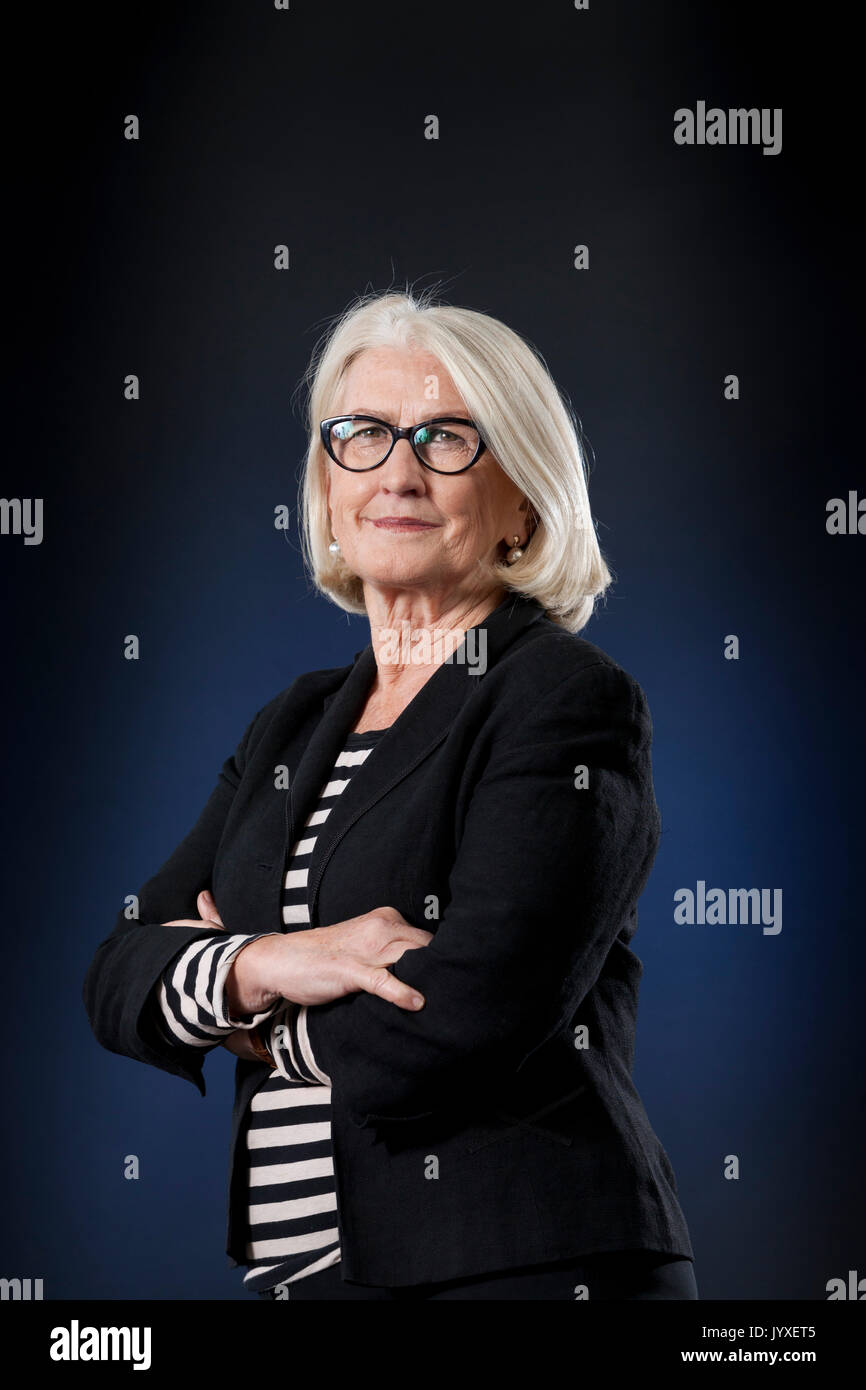 Edinburgh, UK. 20th Aug, 2017. Ann Pettifor, the UK-based South African political economist, appearing at the Edinburgh International Book Festival. Credit: GARY DOAK/Alamy Live News Stock Photo