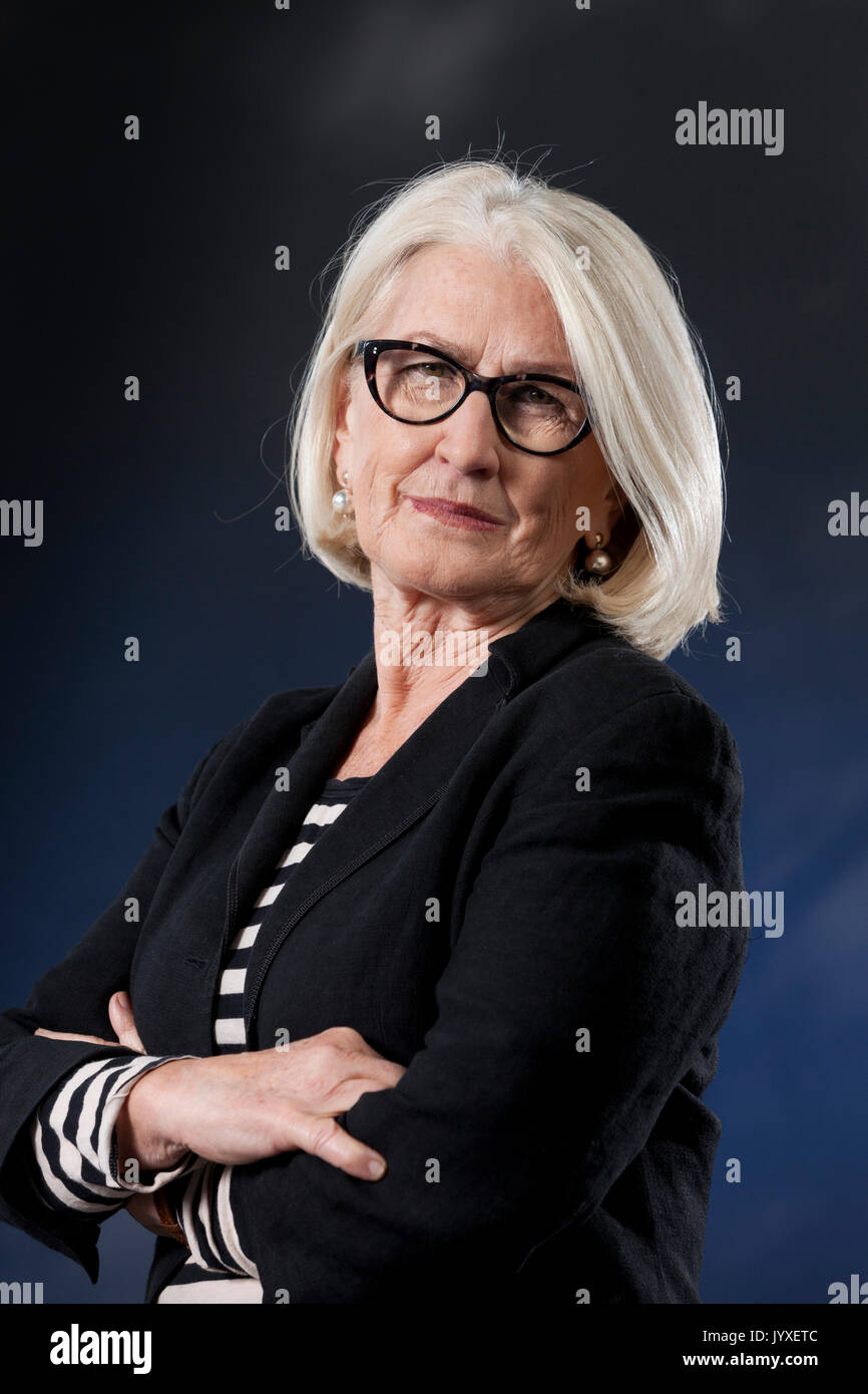 Edinburgh, UK. 20th Aug, 2017. Ann Pettifor, the UK-based South African political economist, appearing at the Edinburgh International Book Festival. Credit: GARY DOAK/Alamy Live News Stock Photo