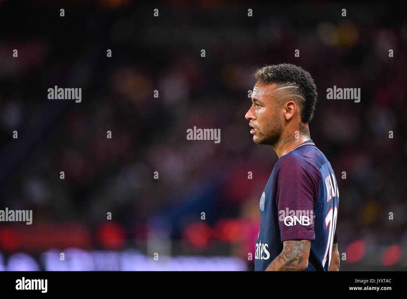 Paris, France. 20th Aug, 2017. Neymar Jr of Paris Saint-Germain during ...