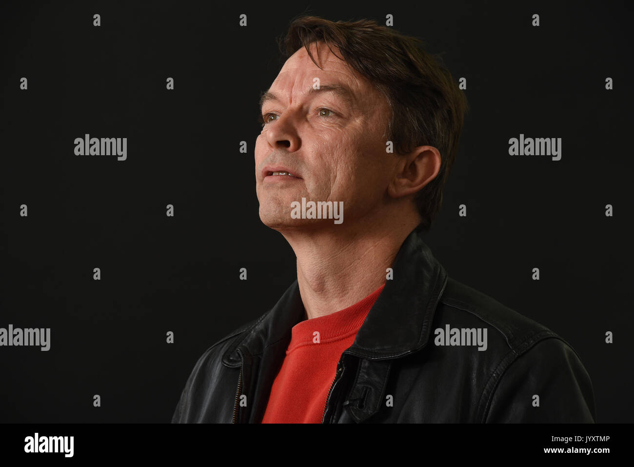 Edinburgh International Book Festival, Scotland, UK. 21st Aug, 2017. Edinburgh International Book Festival Monday 21st August. Tom Feiling writer, journalist, award-winning documentary filmmaker and author of The Island That Disappointed. Credit: Stuart Cobley/Alamy Live News Stock Photo