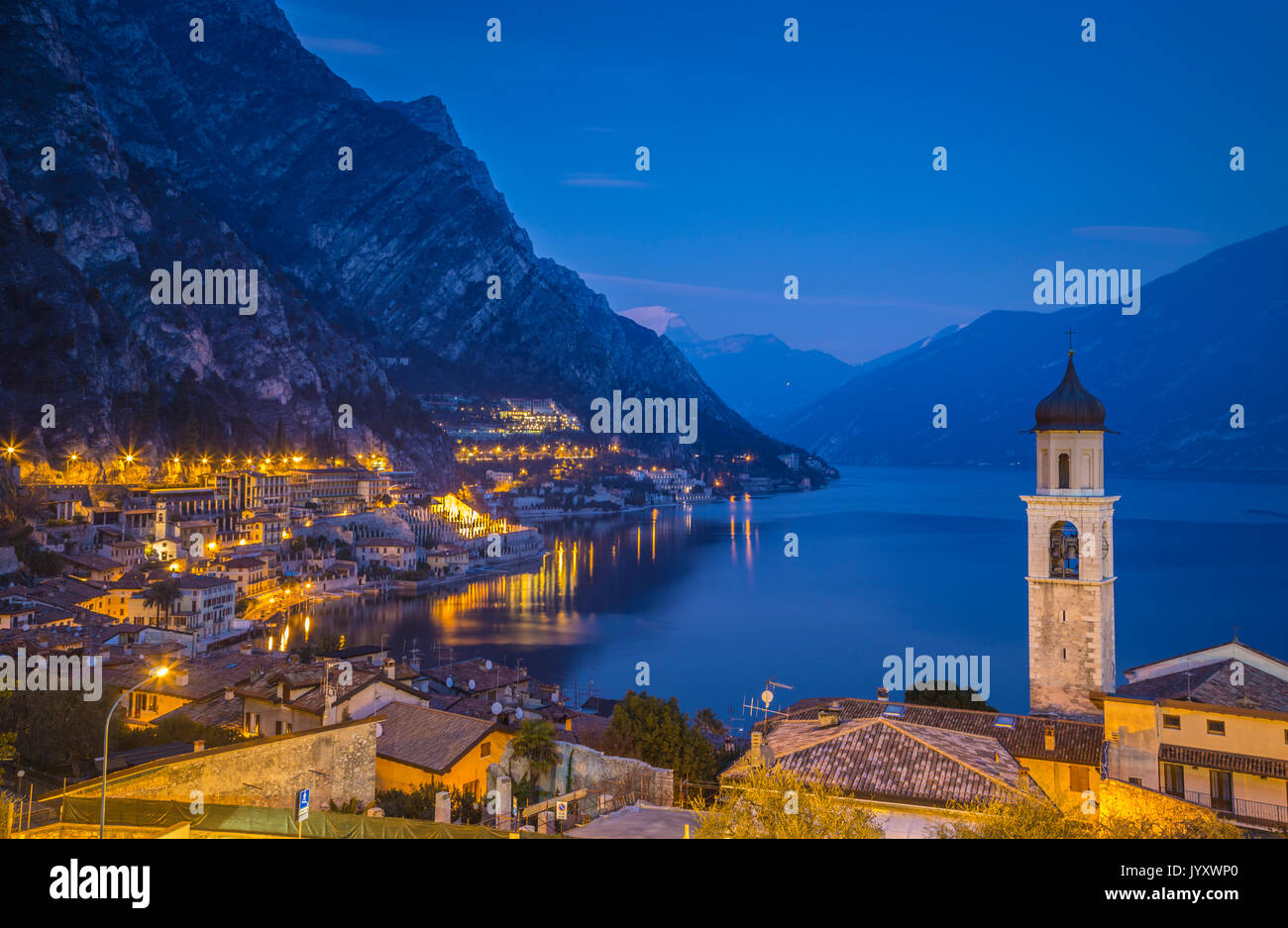 Limone sul Garda, Garda Lake, Lombardy, Italy Stock Photo