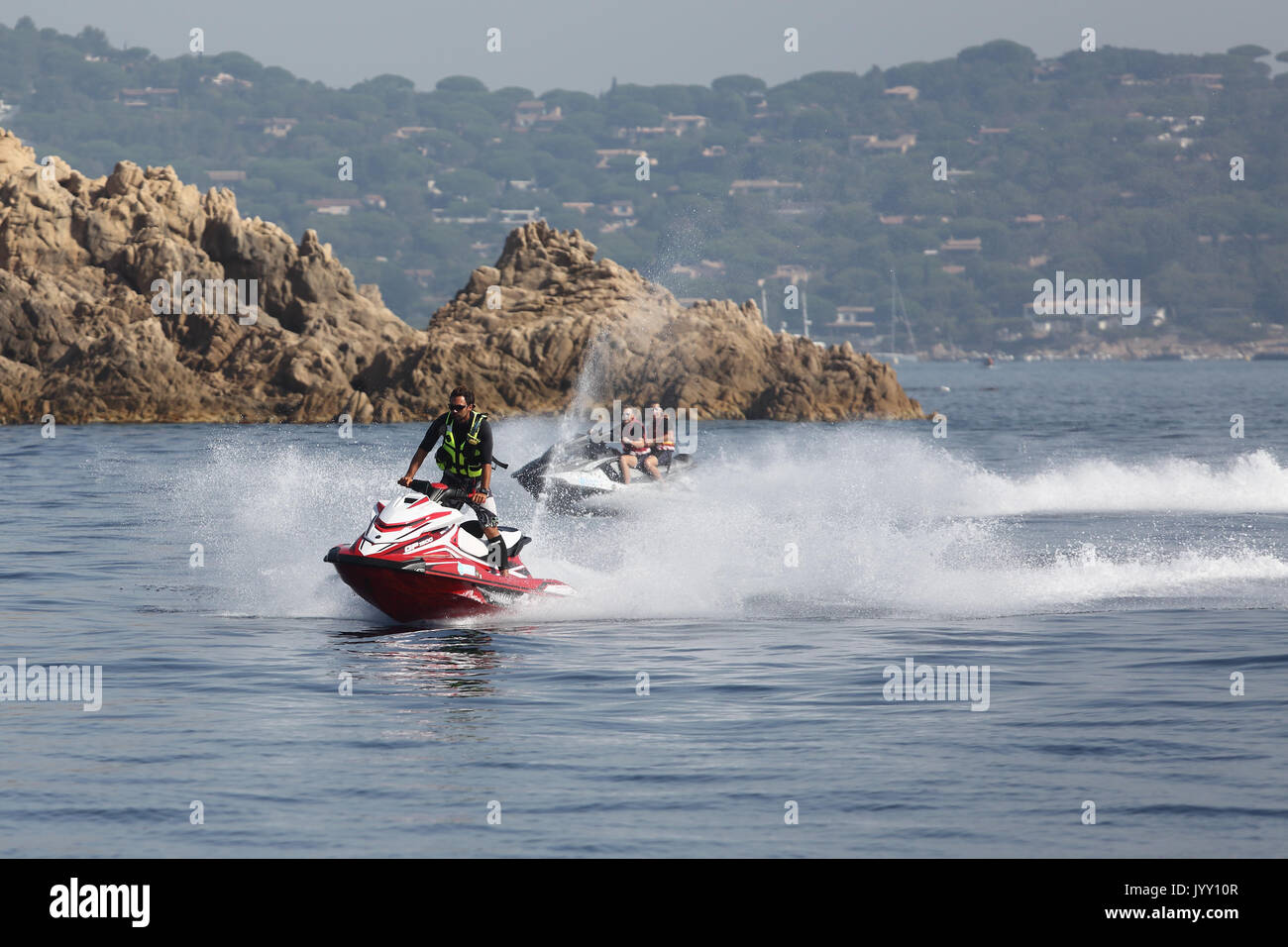 St tropez beach jet ski hires stock photography and images Alamy
