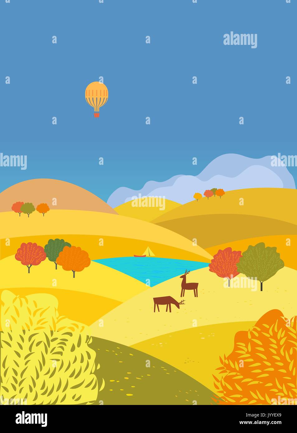 Green landscape concept Stock Vector Image & Art - Alamy