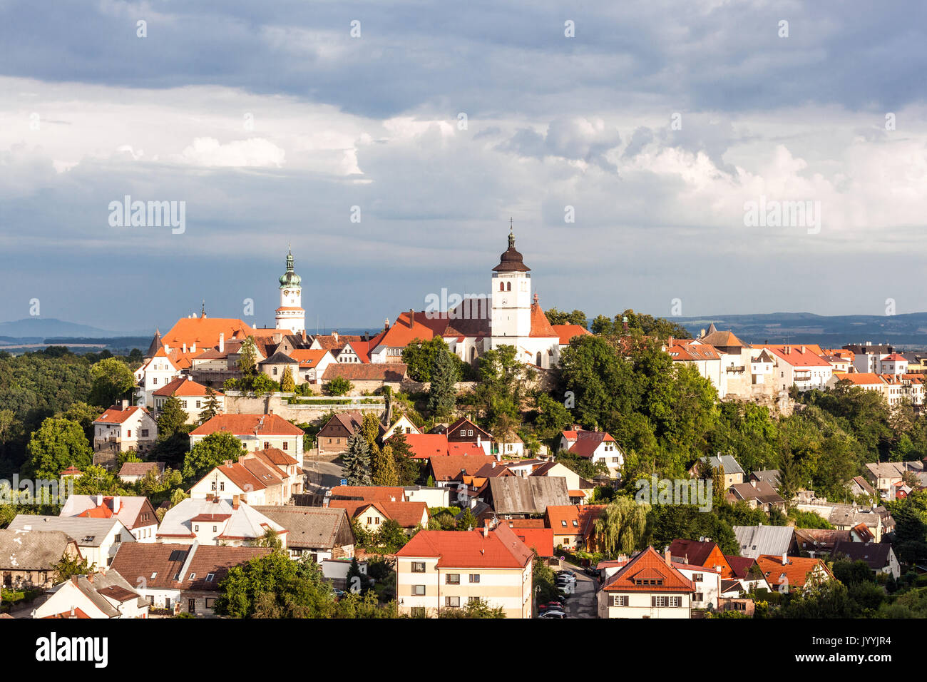 Nove Mesto Nad Metuji, Czech Republic, cityscape scenery Stock Photo