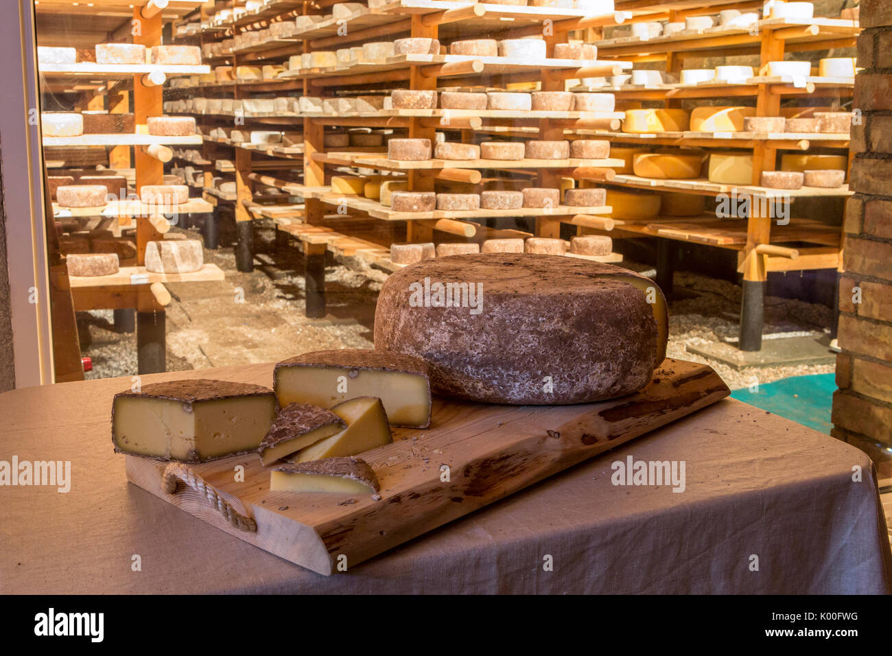 Gardsmat Cheese Farm Hitra Island Trøndelag Norway Europe Stock Photo