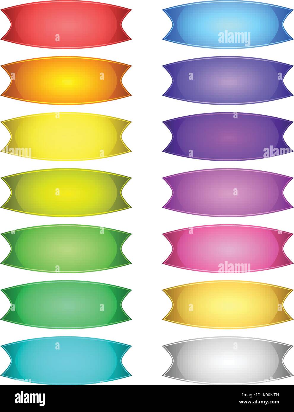 vector ribbons set Stock Vector Image & Art - Alamy