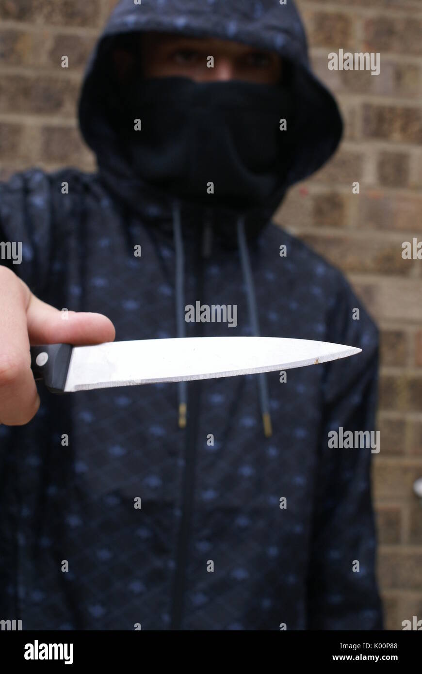 knife crime, risk to life Stock Photo