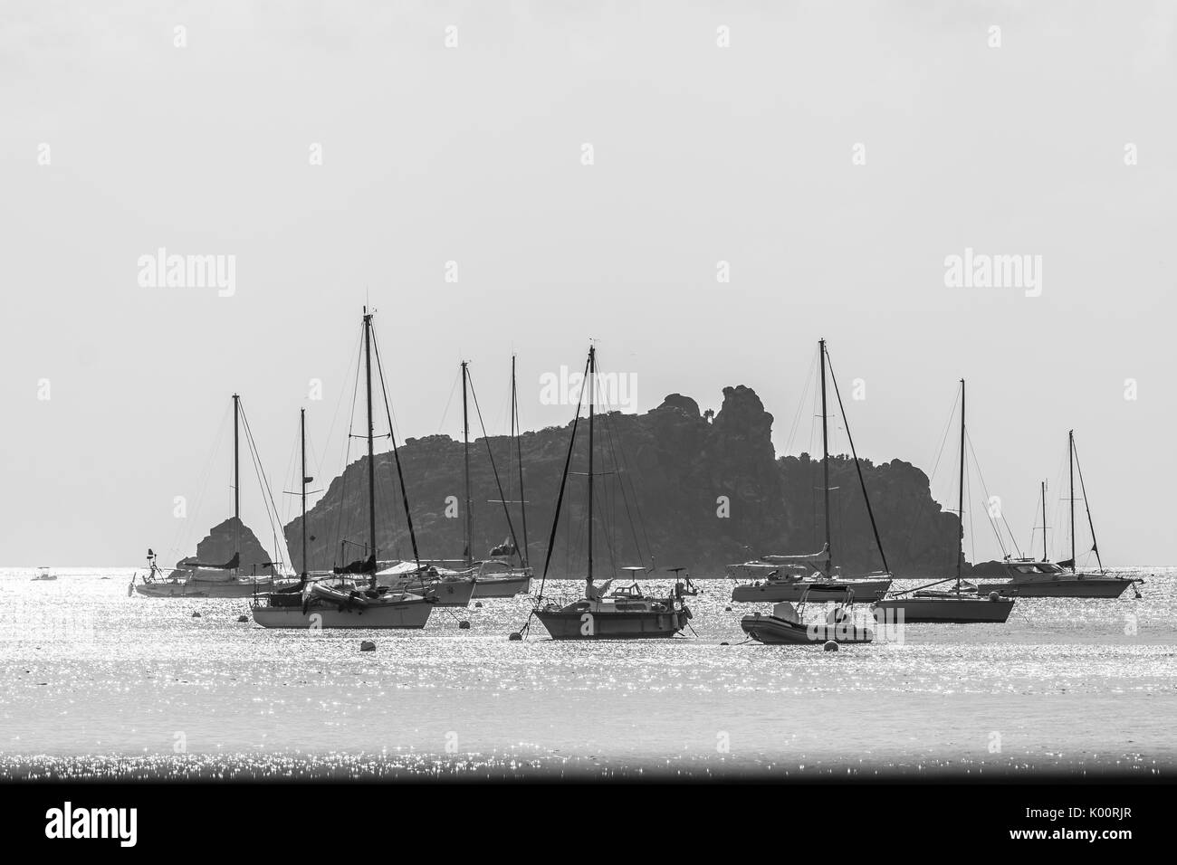 St barthelemy famous Black and White Stock Photos & Images - Alamy