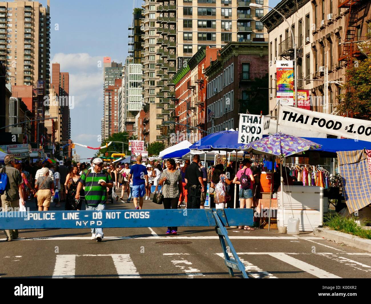 Crowds at Annual 2nd Avenue Street Fair. Upper Eastside, Manhattan, New