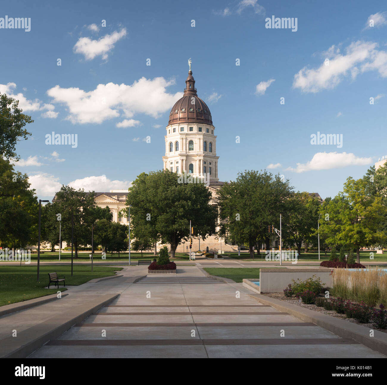 State Capital Building Topeka Kansas Stock Photo