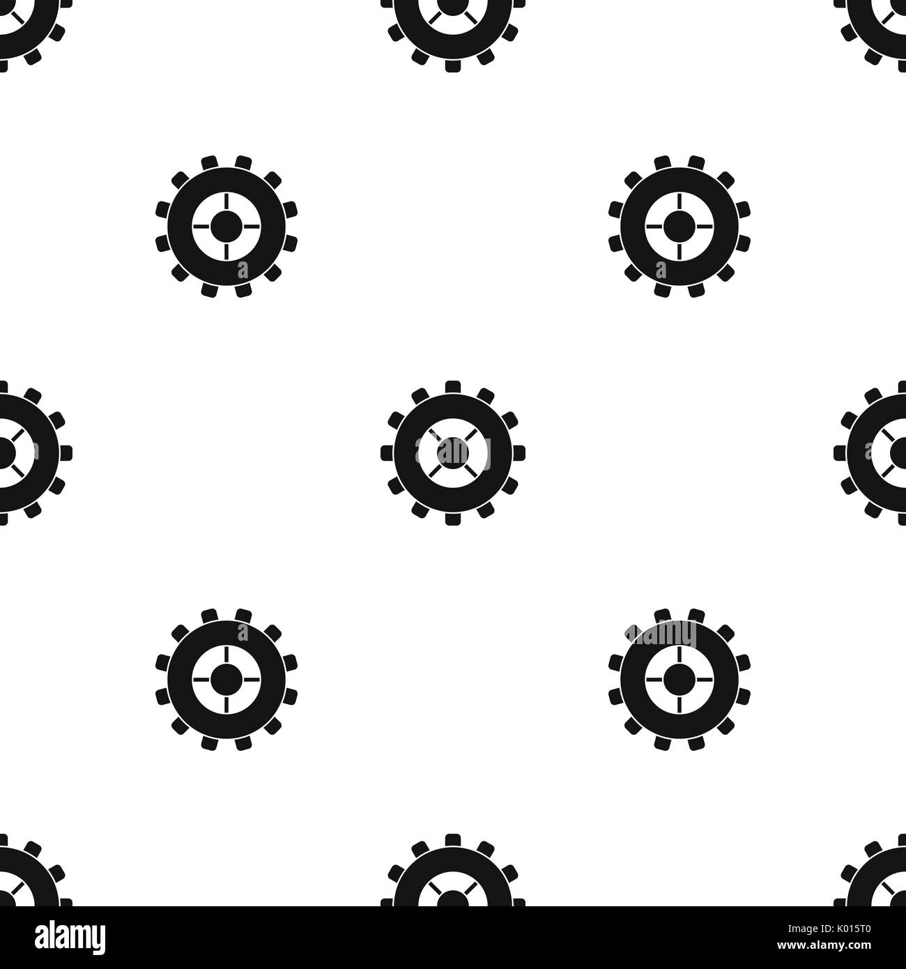 Gear pattern seamless black Stock Vector Image & Art Alamy