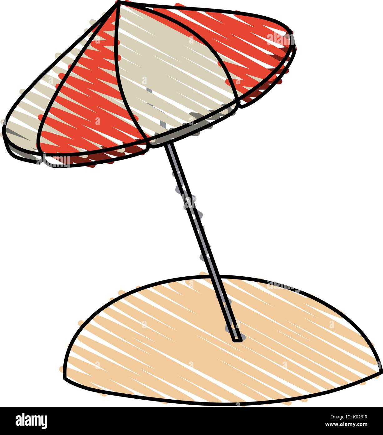 beach vector illustration Stock Vector Image & Art - Alamy