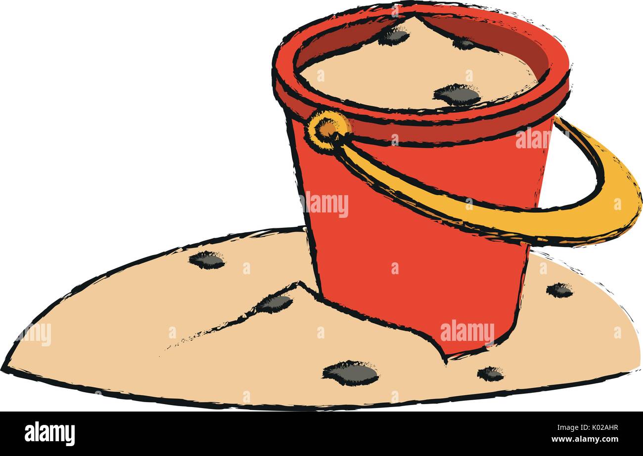 sand bucket vector illustration Stock Vector Image & Art Alamy