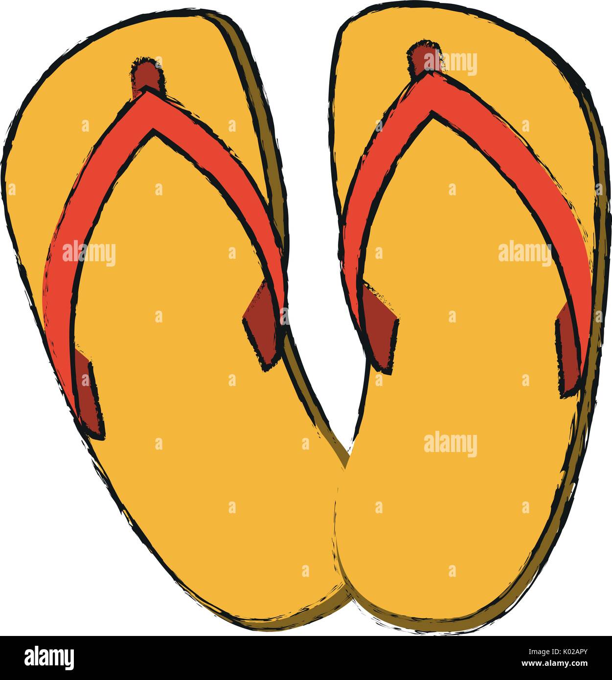 flip flops vector illustration Stock Vector Image & Art - Alamy