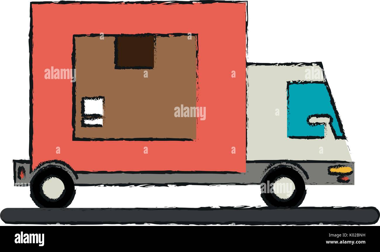 cargo truck vector illustration Stock Vector Image & Art - Alamy