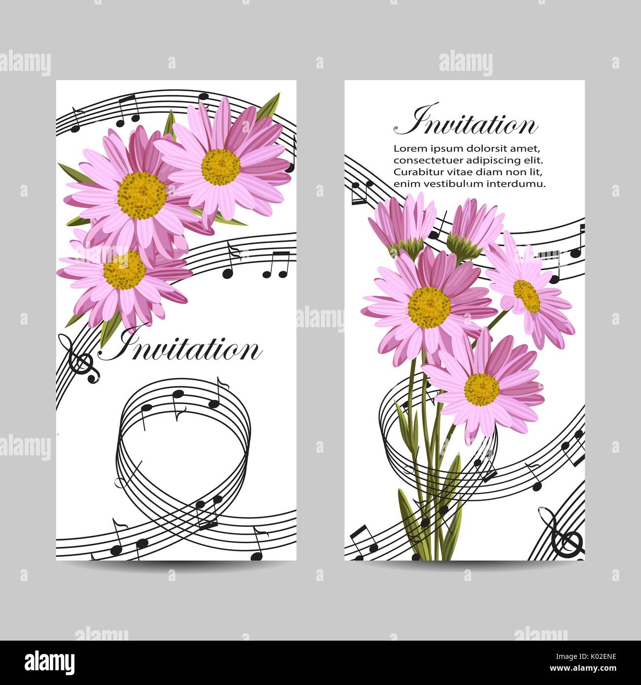 Set of vertical banners Stock Vector