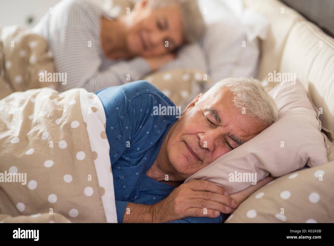 Calm dreaming in the bedroom Stock Photo Alamy