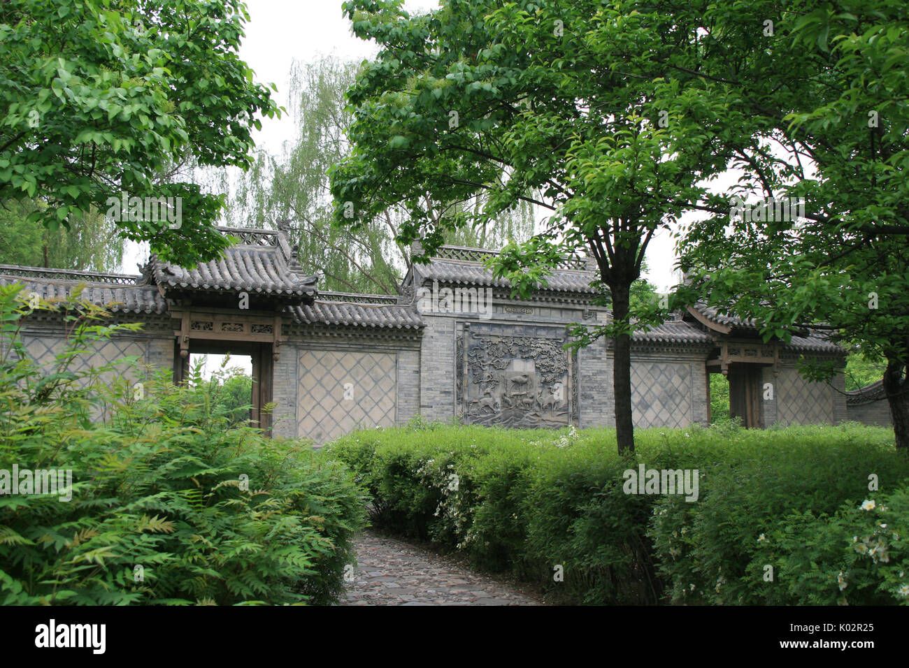 Family Chang mansion closed to Pingyao (China). Stock Photo