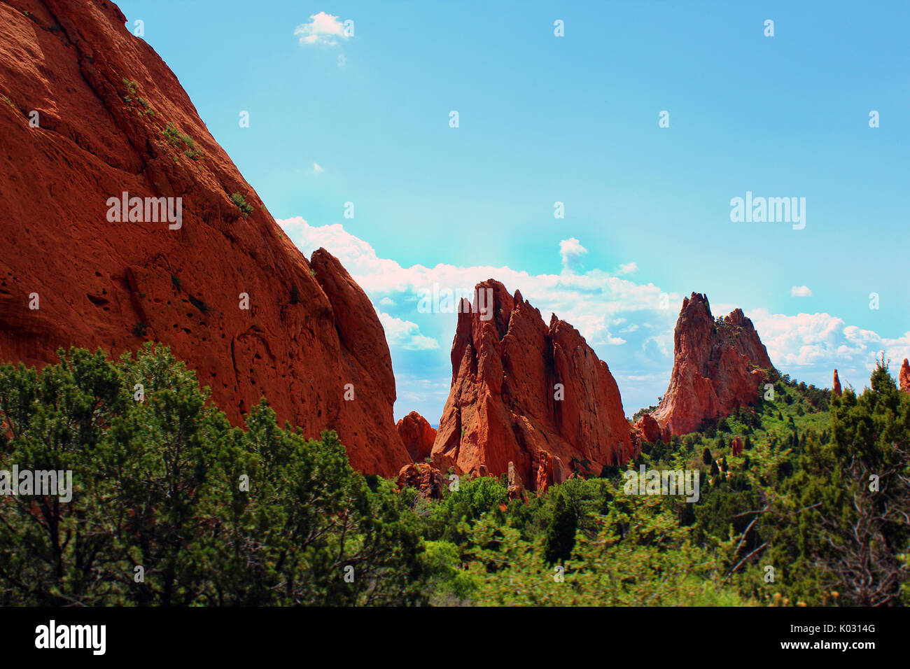 Garden Of The Gods Is Located In Colorado Springs Colorado Us