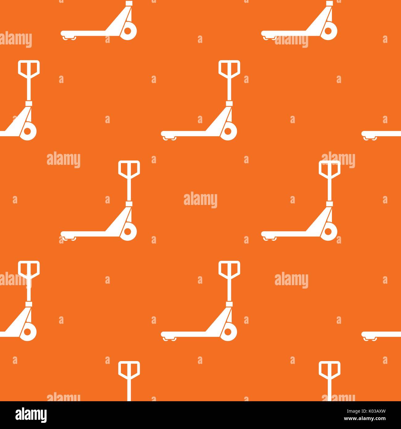 Hand truck pattern seamless Stock Vector