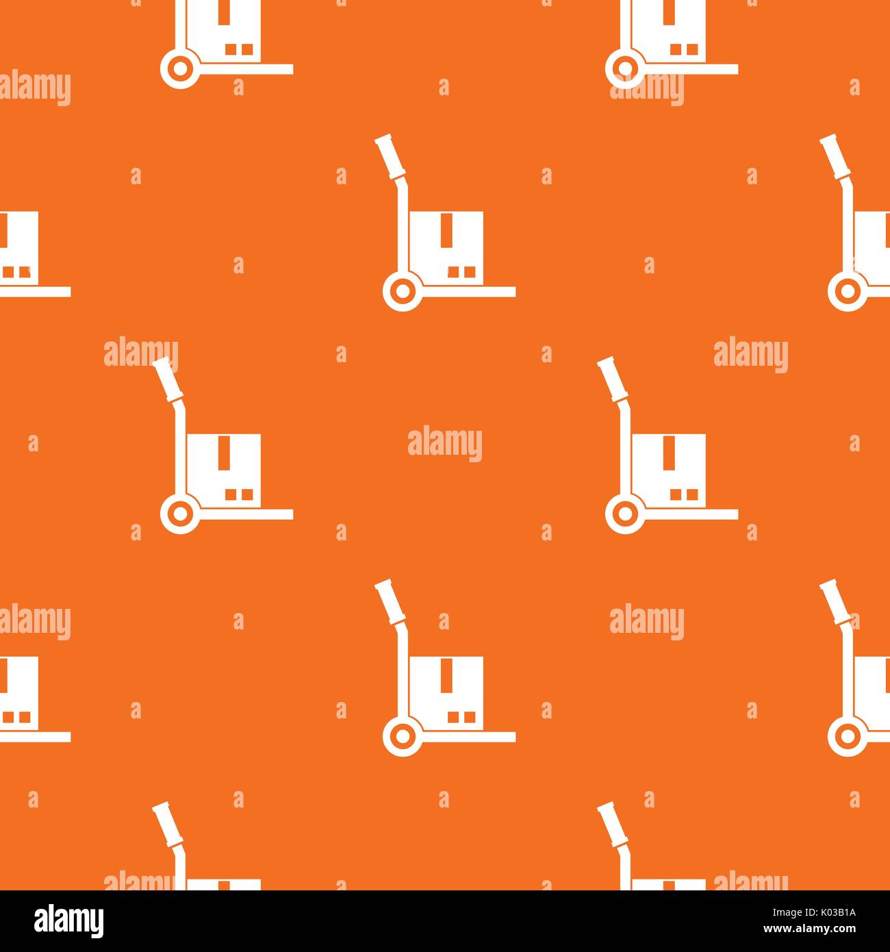 Truck with cargo pattern seamless Stock Vector