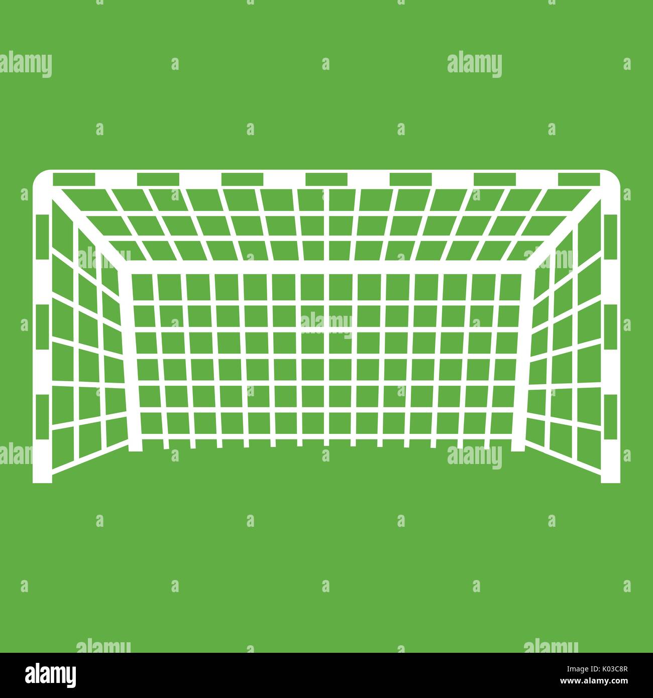 Goal post icon green Stock Vector Image & Art Alamy